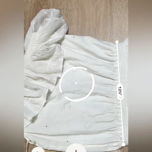 JOIE KOLDA One-Shoulder Cotton Dress White Size Xs Send OFFERS - Picture 5 of 9